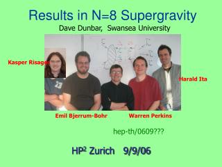 Results in N=8 Supergravity