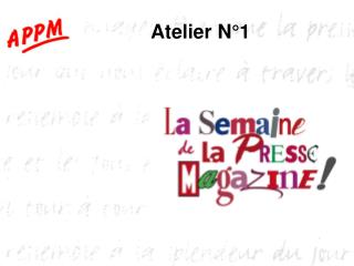 Atelier N°1