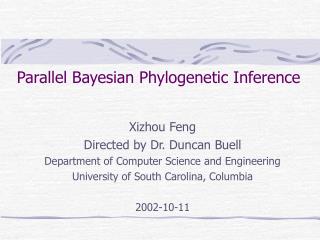 Parallel Bayesian Phylogenetic Inference