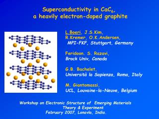 Superconductivity in CaC 6 , a heavily electron-doped graphite