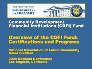 Community Development Financial Institutions (CDFI) Fund