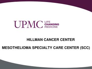 HILLMAN CANCER CENTER