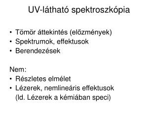 UV-látható spektroszkópia