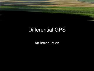 Differential GPS