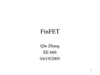 FinFET