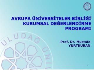 AVRUPA ÜNİVERSİTELER BİRLİĞİ KURUMSAL DEĞERLENDİRME PROGRAMI