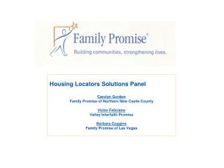 Housing Locators Solutions Panel Carolyn Gordon Family Promise of Northern New Castle County