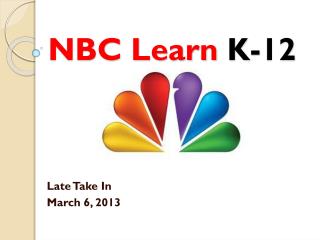 NBC Learn K-12