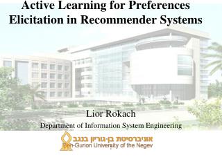 Active Learning for Preferences Elicitation in Recommender Systems