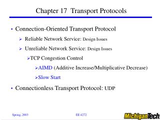 Chapter 17 Transport Protocols
