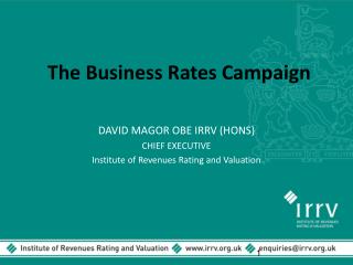 The Business Rates Campaign