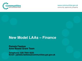 New Model LAAs – Finance
