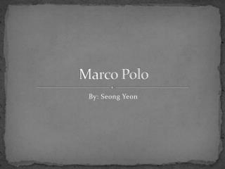 Marco Polo