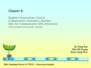 Chapter 8. English Constructions Used in Compensatory Strategies: Baseline