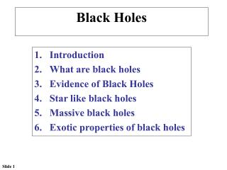 Black Holes