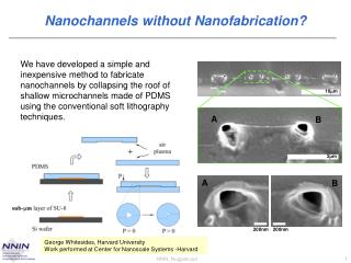 Nanochannels without Nanofabrication?