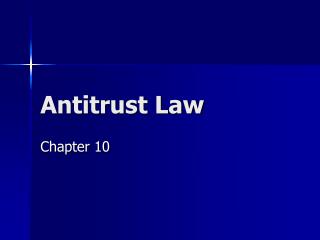 Antitrust Law