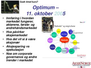 Optimum – 11. oktober 200 5