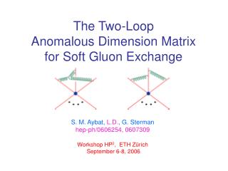 The Two-Loop Anomalous Dimension Matrix for Soft Gluon Exchange