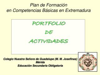 Plan de Formación en Competencias Básicas en Extremadura