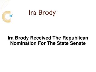 Ira Brody Treasurer