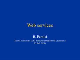 Web services