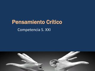 Pensamiento Crítico