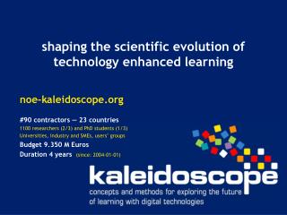 shaping the scientific evolution of technology enhanced learning