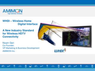 WHDI – Wireless Home Digital Interface