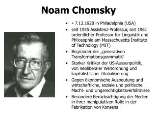 Noam Chomsky