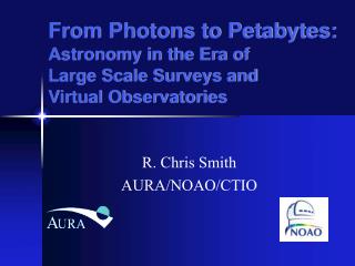 From Photons to Petabytes: Astronomy in the Era of Large Scale Surveys and Virtual Observatories