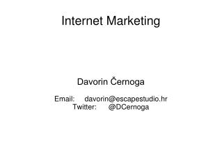 Internet Marketing