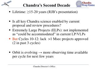 Chandra’s Second Decade