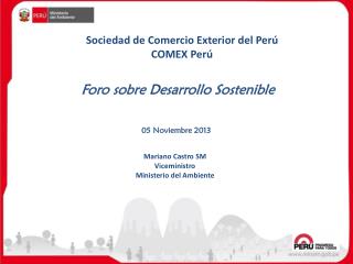 Sociedad de Comercio Exterior del Perú COMEX Perú