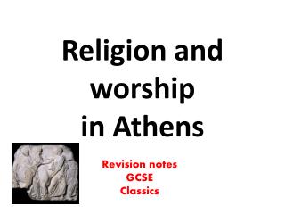 Religion and worship in Athens