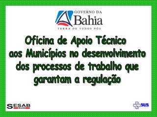 Oficina de Apoio Técnico aos Municípios no desenvolvimento dos processos de trabalho que