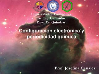 Configuración electrónica y periodicidad química