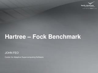 Hartree – Fock Benchmark