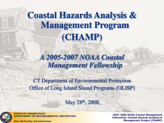 Coastal Hazards Analysis &amp; Management Program (CHAMP)