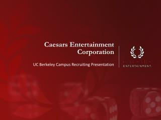 Caesars Entertainment Corporation