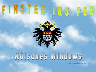 Kölsches Windows