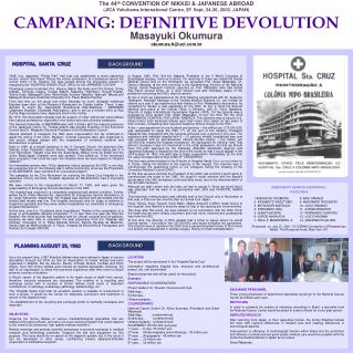 CAMPAING: DEFINITIVE DEVOLUTION