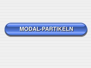 MODAL-PARTIKELN