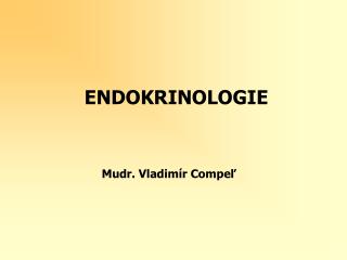 ENDOKRINOLOGIE