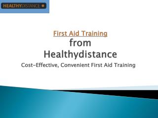 First Aid Training