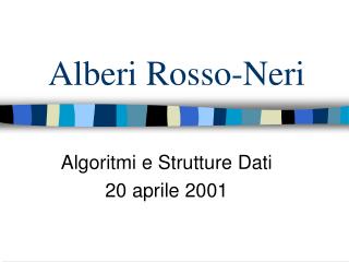 Alberi Rosso-Neri