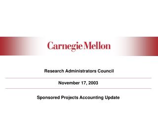 Research Administrators Council