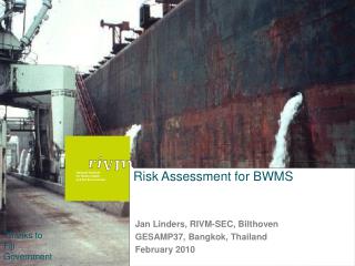 Risk Assessment for BWMS