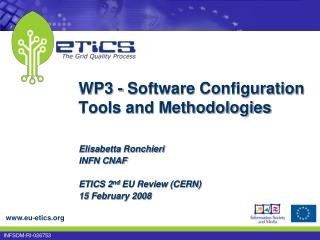 WP3 - Software Configuration Tools and Methodologies