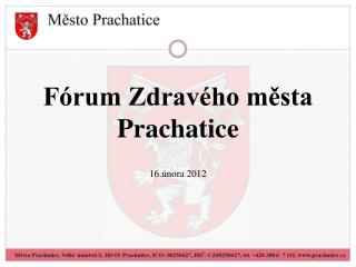 Fórum Zdravého města Prachatice